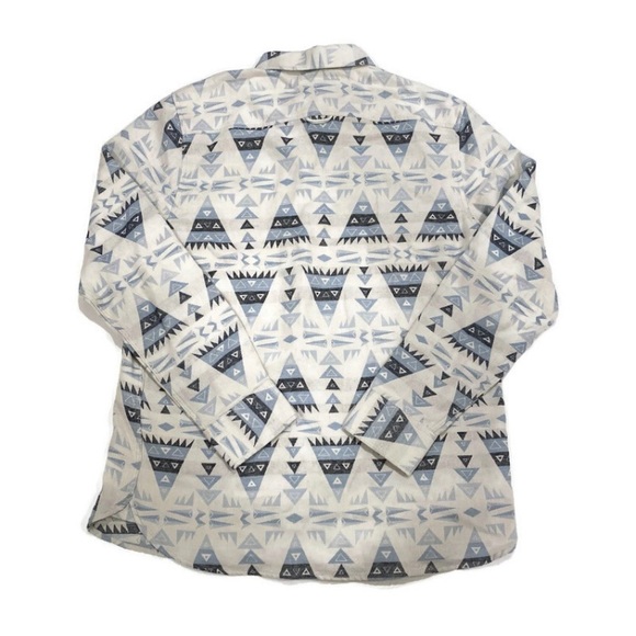 Sun + Stone Men’s Jacquard Geometric Shirt - Picture 5 of 7